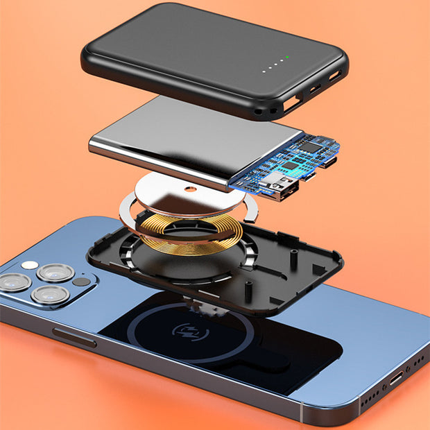 Wireless Power Bank 5000 MAh Portable - Dailydrops24