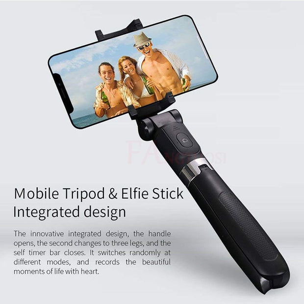 Compatible with Apple, Tripod Selfie Stick Mobile - Dailydrops24