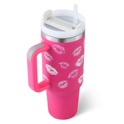 40 Oz Tumbler With Handle Straw Insulated, - Dailydrops24