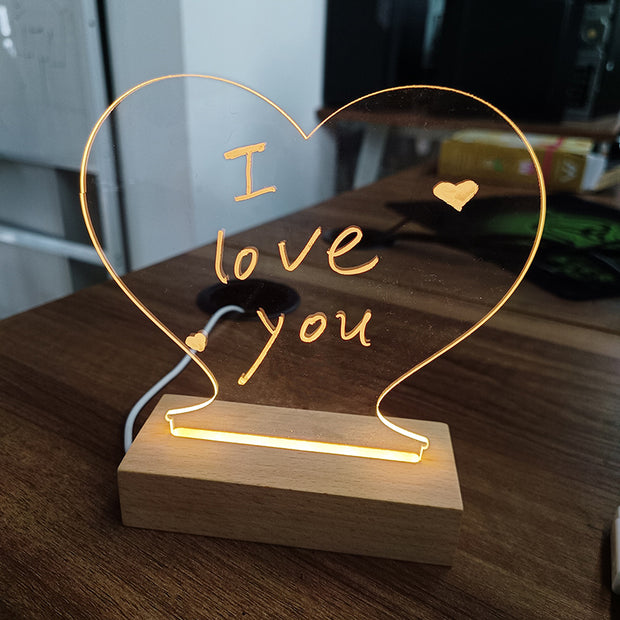 Creative Note Board Creative Led Night Light USB - Dailydrops24